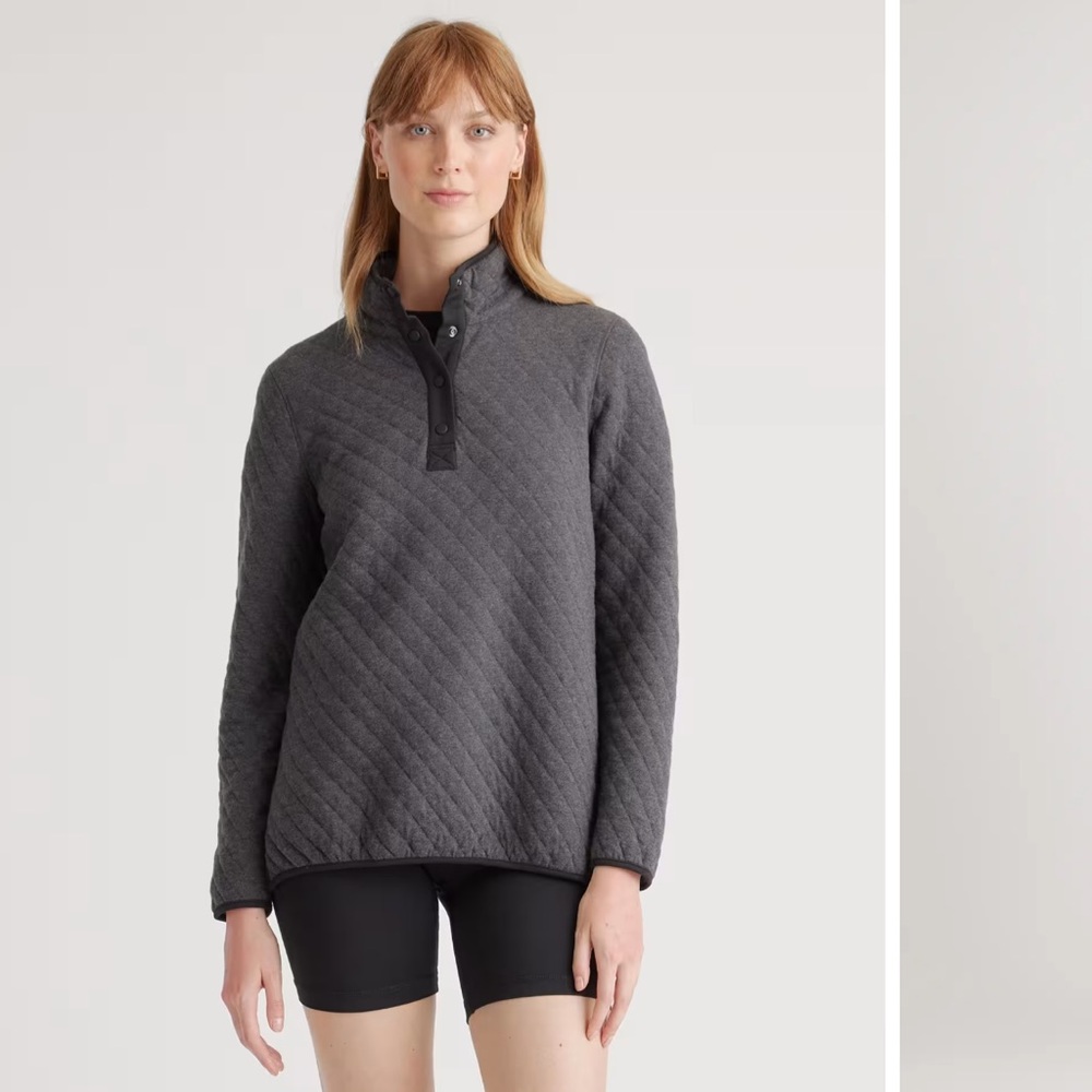 Quince Reversible Quilted Pullover